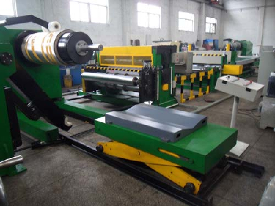 Steel/Aluminum Embossing machine line with decoiler,Slitter,Shear