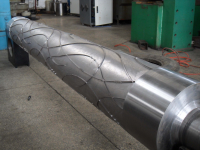 CNC Engraved Embossing Roller for fabric