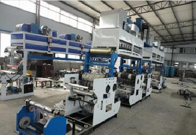 Sided, silicone coating machine