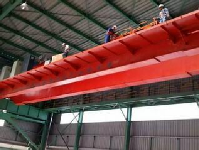 Double girder overhead traveling crane