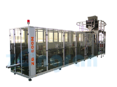 Pumping vacuum packaging unit