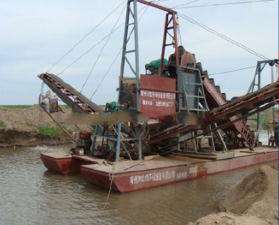 Sand Pump Dredger