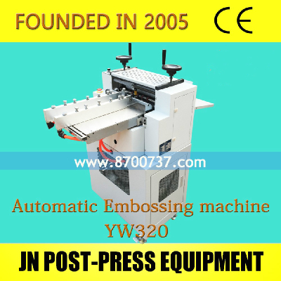 Automatic business card embossing machine YW320-15, embossing machine