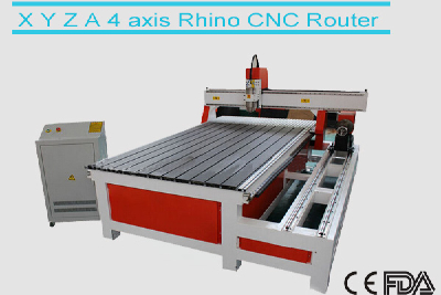  XYZA 4 axis Rhino CNC Router R1318-4 Axis