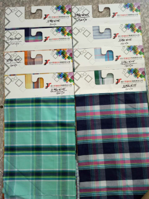 T/C yarn dyed fabric /plaid fabric