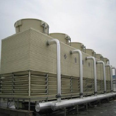 CTI Square Cooling Towers With PVC Water Distribution Nozzle