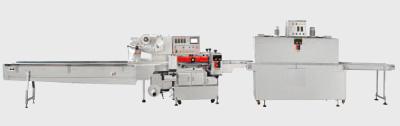 Freezing product/product packaging machine