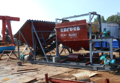 Bucket wheel sand washing machine