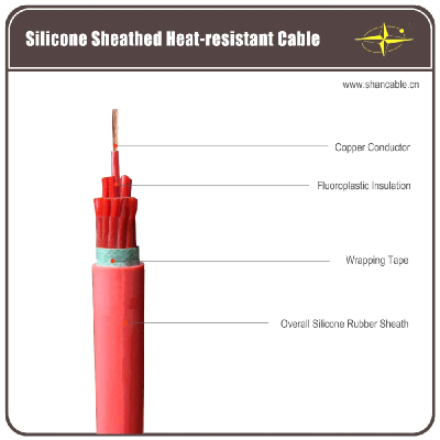 Heat Resistant Silicon Rubber Control Cable