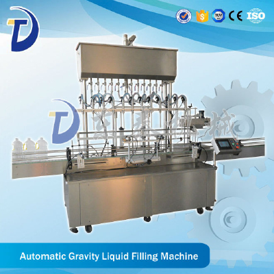 Automatic Gravity Liquid, High Concentrations Fluid Filling Machine
