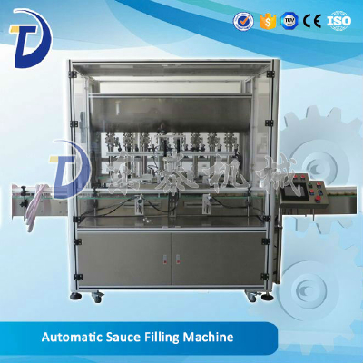 Sauce filling machine, bottle sauce filling machine, automatic saucefilling machine