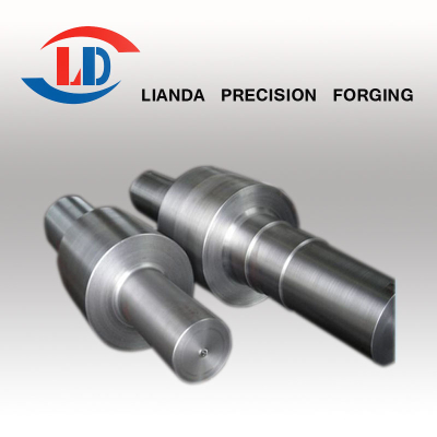 Open die forging shaft