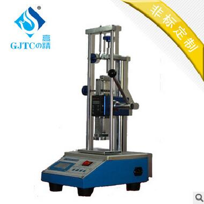 Microcomputer spring testing machine