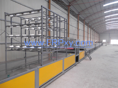 FRP roofing tile production line