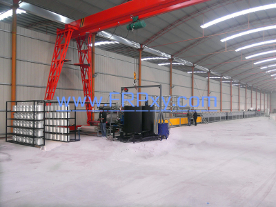 FRP roofing tile equipment