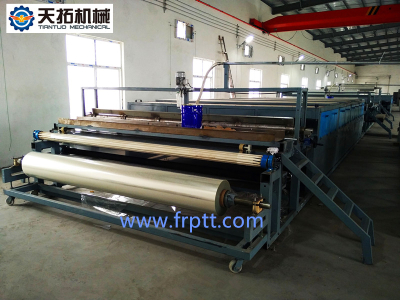 FRP van body board making machine