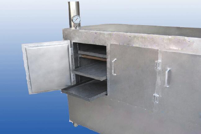 Nine vertical thermal oil oven food