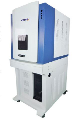 End-pumped green laser inkjet printer