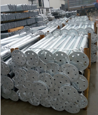 Custom made hot dip galvanizing solar stand
