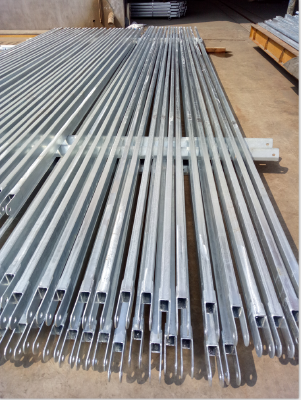 Custom made hot dip galvanizing solar stand connection part