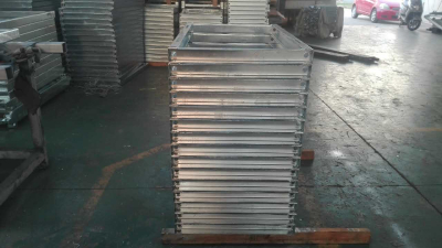 Custom made hot dip galvanizing damping shelf