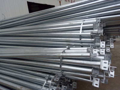 Custom made hot dip galvanizing circular pipe weld assembly