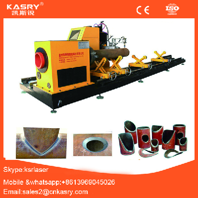 8 axis cnc pipe profile cutting beveling machine used for ship building industry KR-XF8