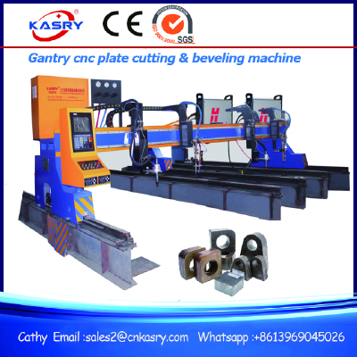 Gantry cnc plasma flame cutting machine for metal plate