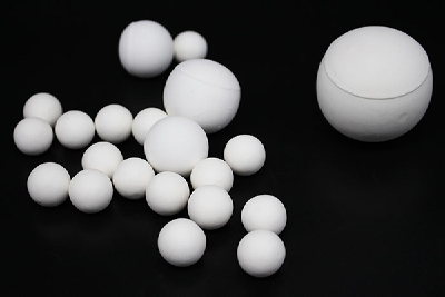 Alumina ball grinding of ceramic glaze