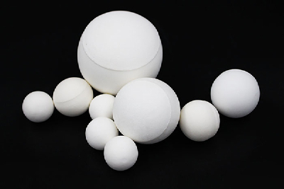 Special alumina ball for grinding kaolin