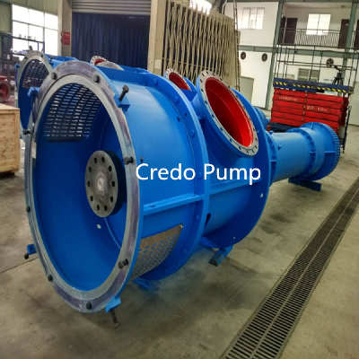 Vertical mixed flow pump
