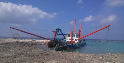 The small cutter suction dredger inland