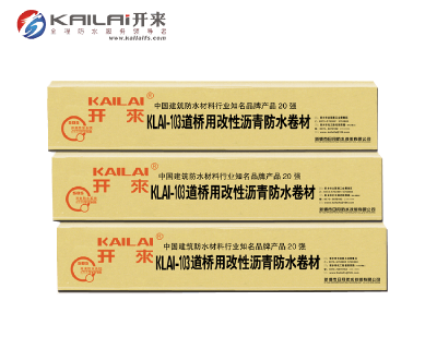 KLAI-103 Modified bituminous waterproof membrane for road&bridge