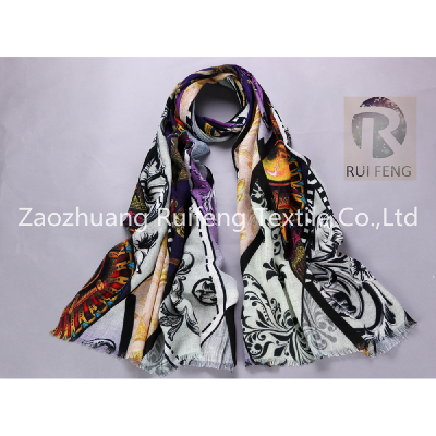 Fashion woolen scarf, Ladies scarf,textile scarf