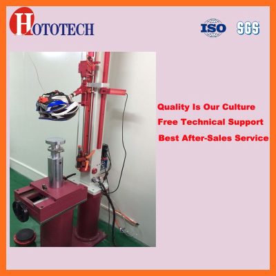 Bike helmet impact testing machine, impact testing machine