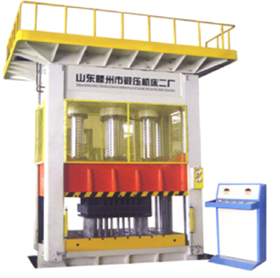 Frame type forging hydraulic press