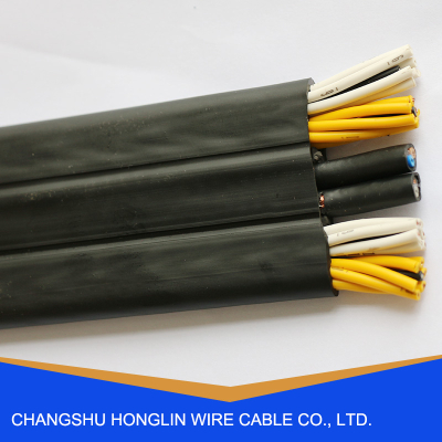 elevator cable PE Halogen free flat flexible H05VVH6-F 0.75mm