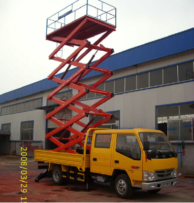 Mobile aerial work vehicle