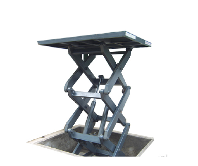 Stationary unloading platform