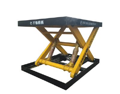 Fixed shear fork lift platform