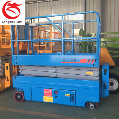 Four wheel Electric Self-Propelled Scissor Lift Aerial Work Platform