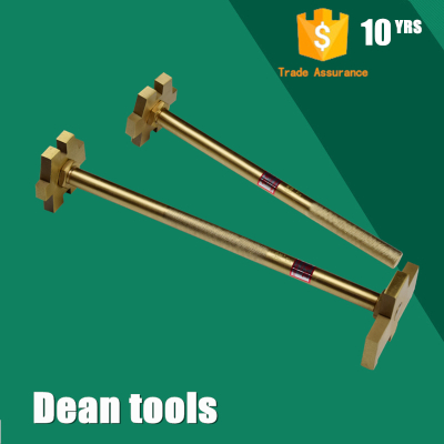 non sparking safety copper alloy single /double end bung wrench , drum plug open the drum spanner opener