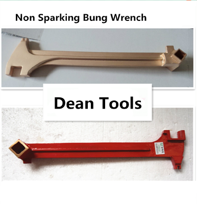 non sparking universal bung wrench , for oil drum , drum plug , al-cu be-cu copper alloy , anti spark, non magnetic
