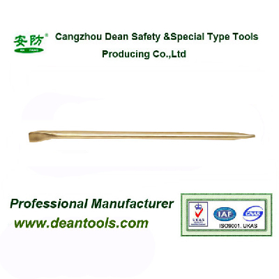 non sparking pinch/pry bar framing crowbar flat ,copper explosion proof ,