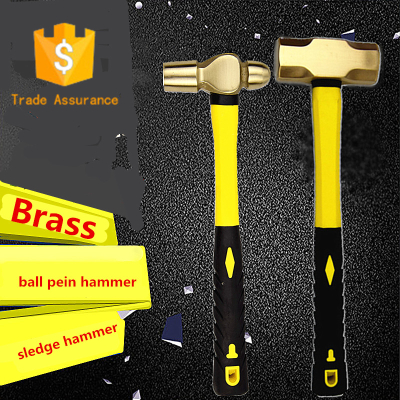 non sparking brass copper aluminum sledge hammer germany type , framing worker stoning hammer