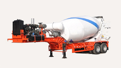 concrete mixer semi trailer