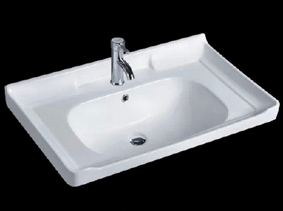 Semi embedded Bathroom Sinks