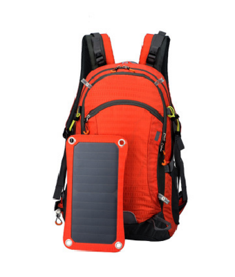 Solar charging backpack