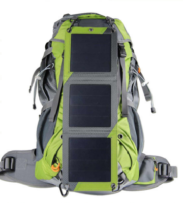 Solar charging backpack