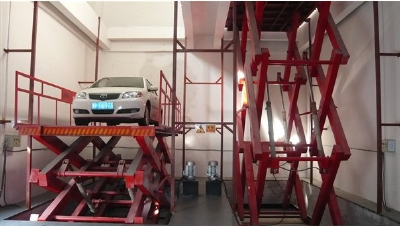 Scissor car lift